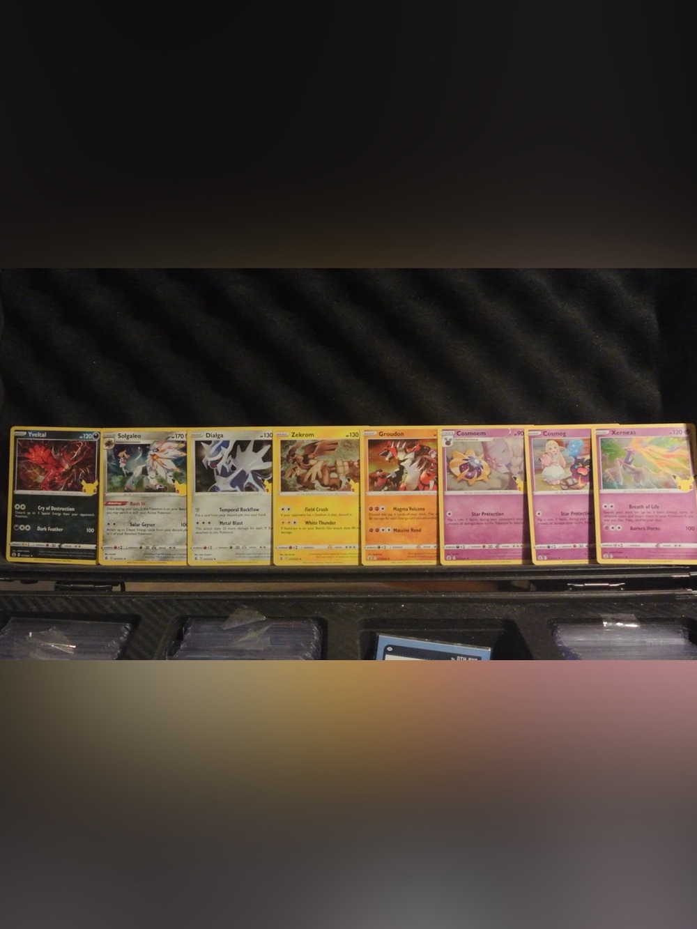 Pokemon Trading Card Lot - Celebrations Anniversary Yellow, Orange, Pink Borders